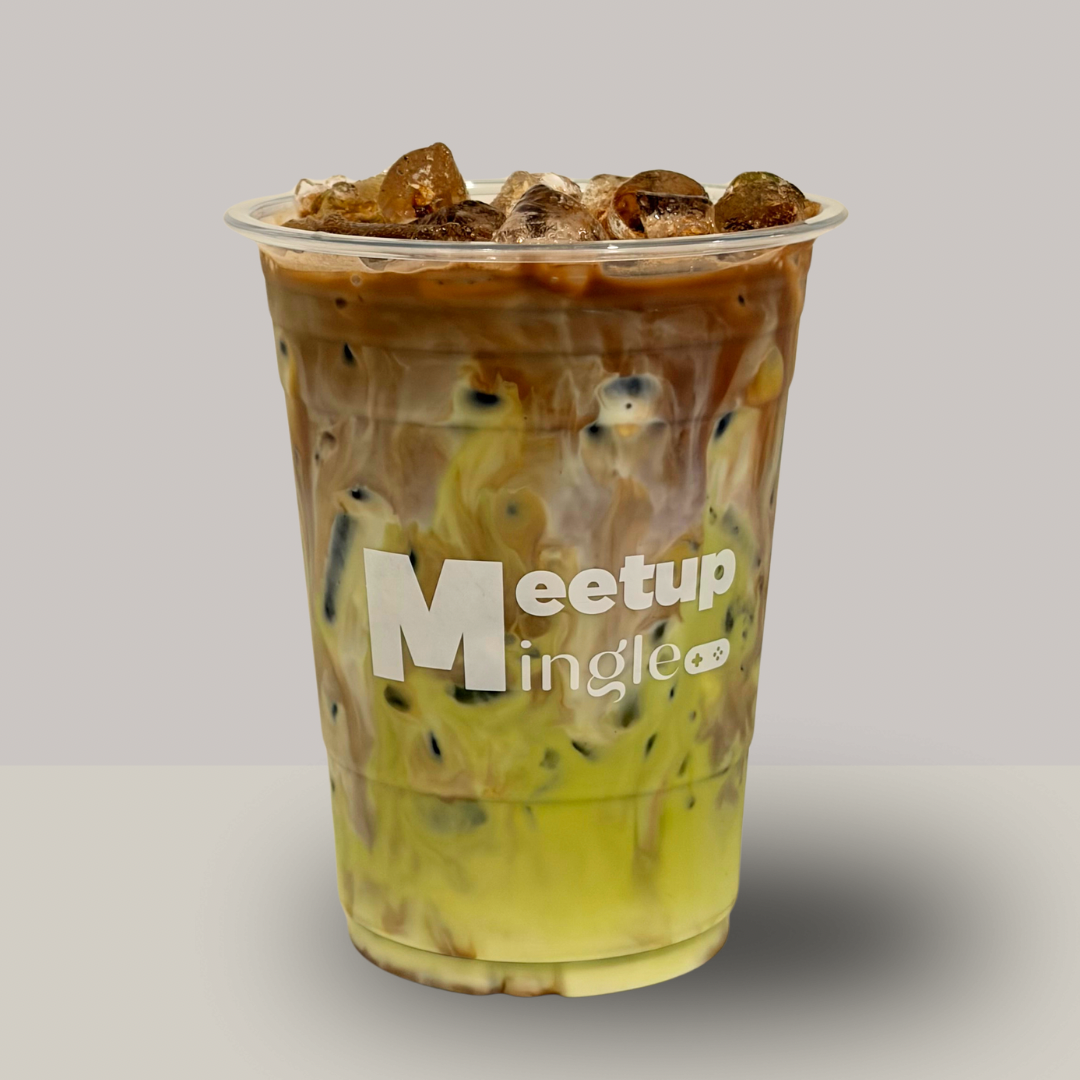Matcha Coffee Latte